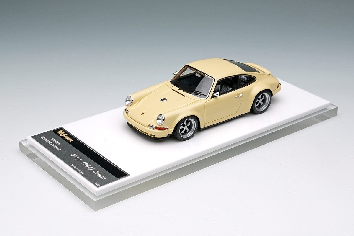 Make Up VISION VM111T 1/43 Singer 911 (964) Coupe – Pastel Yellow