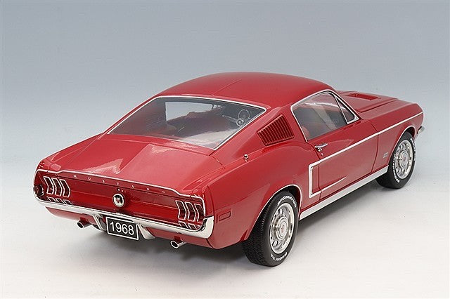 KK Scale KKDC120222 1/12 Ford Mustang GT Fastback 1968 Red Diecast Opening