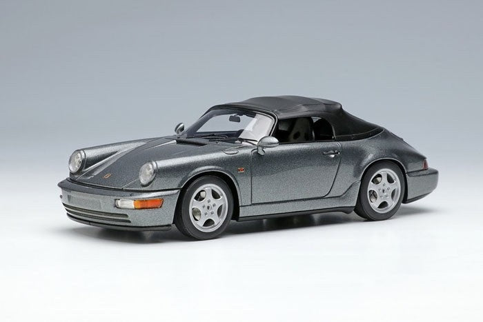 VISION VM165E 1/43 Porsche 911 964 Carrera 2 Speedster 1993 Slate Gray Metallic