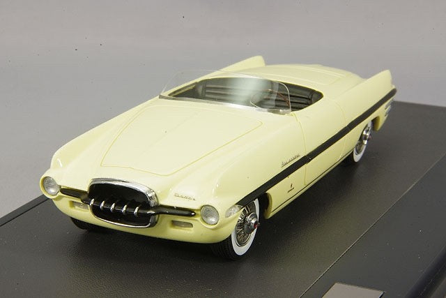MATRIX MX50405-021 1/43 Dodge Firearrow II Concept Ghia Exner 1954 Yellow Resin