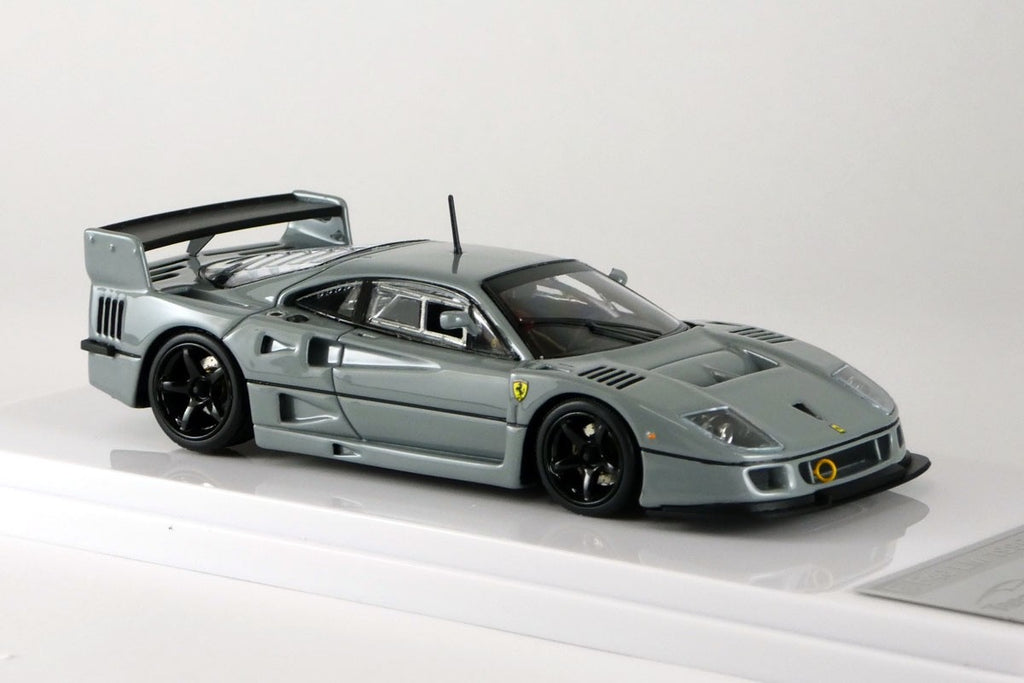 Tecno Model TM43-67E 1/43 Ferrari F40 LM Press 1996 Middle Gray Black Resin