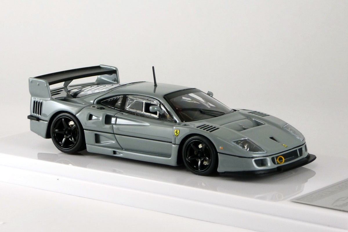 Tecno Model TM43-67E 1/43 Ferrari F40 LM Press 1996 Middle Gray Black Resin