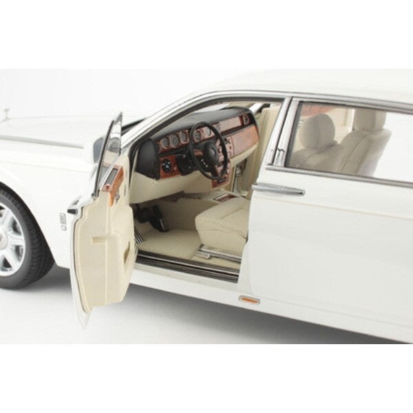 Kyosho KS08841EW2 – 1/18 Rolls-Royce Phantom EWB “English White” (Die-cast)