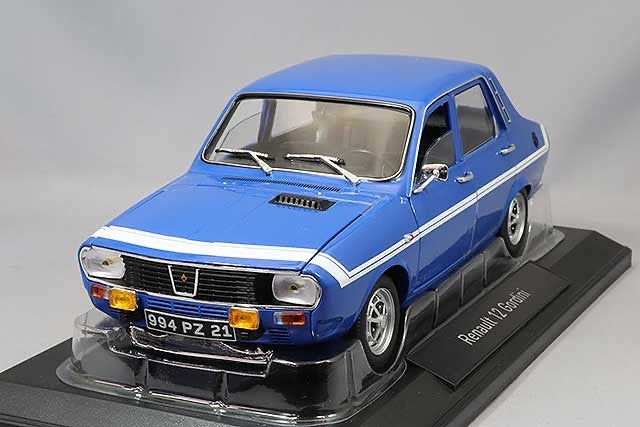Norev NO185248 1/18 Renault 12 Gordini Without Bumpers 1971 Bleu de France