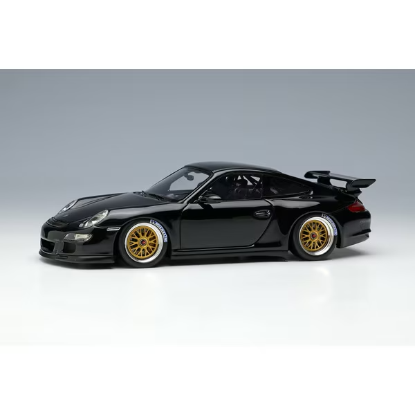 EIDOLON EM711A 1/43 Porsche 911 (997) GT3 RS 2007 BBS LM Wheel Black Resin Model