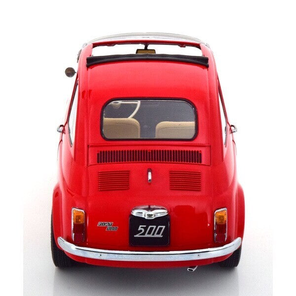 KK Scale KKDC120061 - 1/12 Fiat 500 F Custom 1968 Red [Die-cast Mini Car]