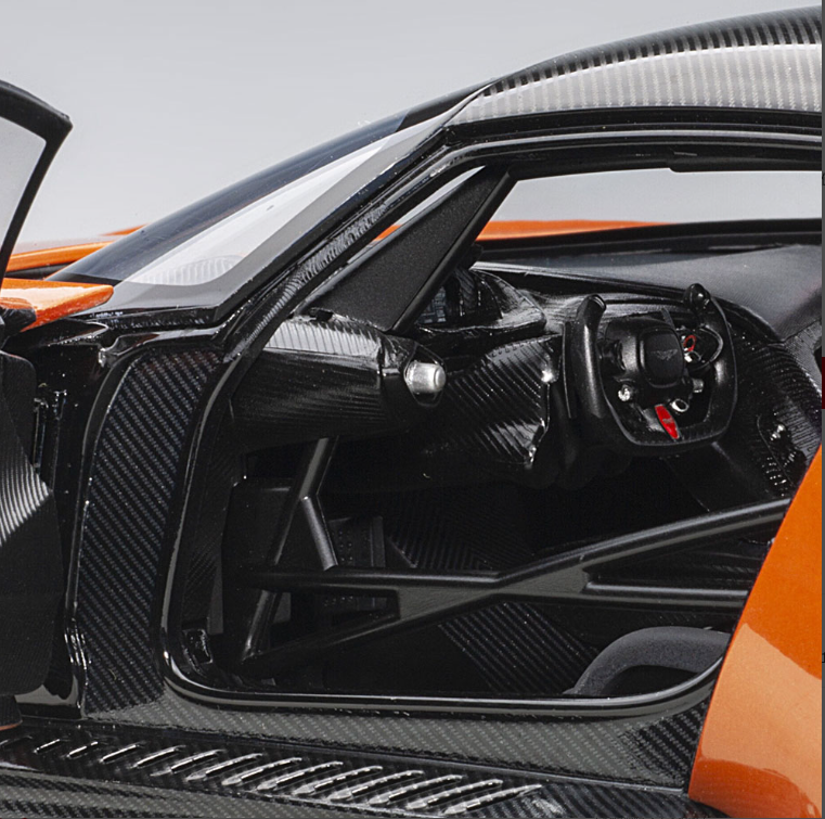 AUTOart 70264 1/18 Aston Martin Vulcan Metallic Orange Diecast Model Car
