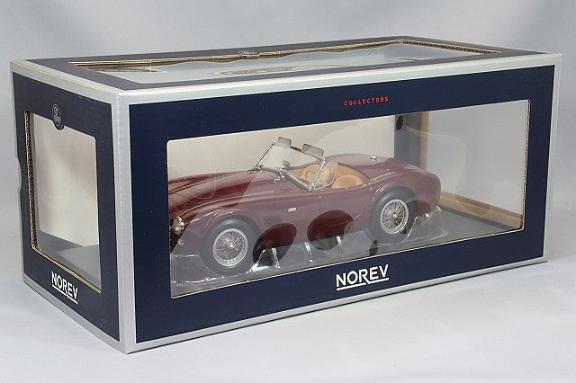 Norev NO182758 1/18 AC Cobra 289 1963 Dark Red Die-cast