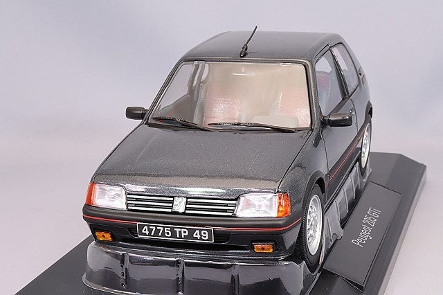 Norev NO184845 1/18 Peugeot 205 GTi 1.6 1988 Graphite Grey Diecast