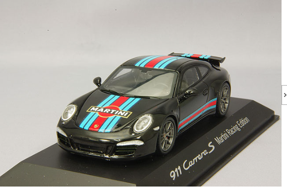 Spark WAP0202310G 1/43 Porsche 911 Carrera S Martini Racing Black Resin