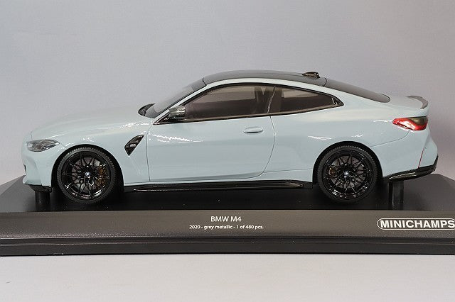 Minichamps MC155020124 1/18 BMW M4 2020 Gray Metallic