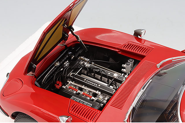 AUTOart 79547 1/18 Toyota 2000GT 1967 Red Composite Renewed Reissue