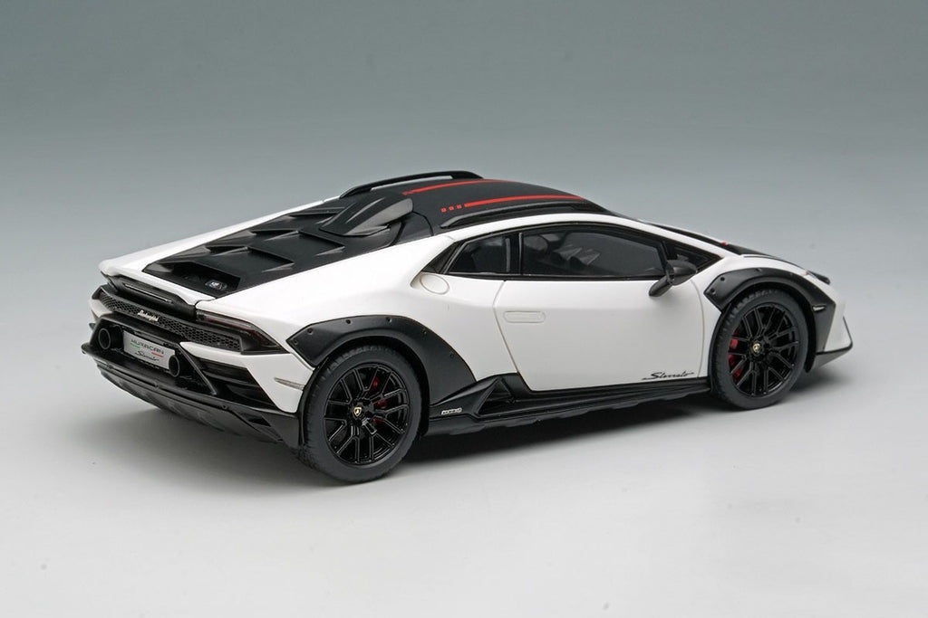 EIDOLON EM738F 1/43 Lamborghini Huracan Sterrato 2024 Matte White Stripe Resin