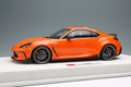 Make Up EIDOLON EML120A 1/18 Toyota TOM'S GR86 Wide Body 2022 Orange Resin