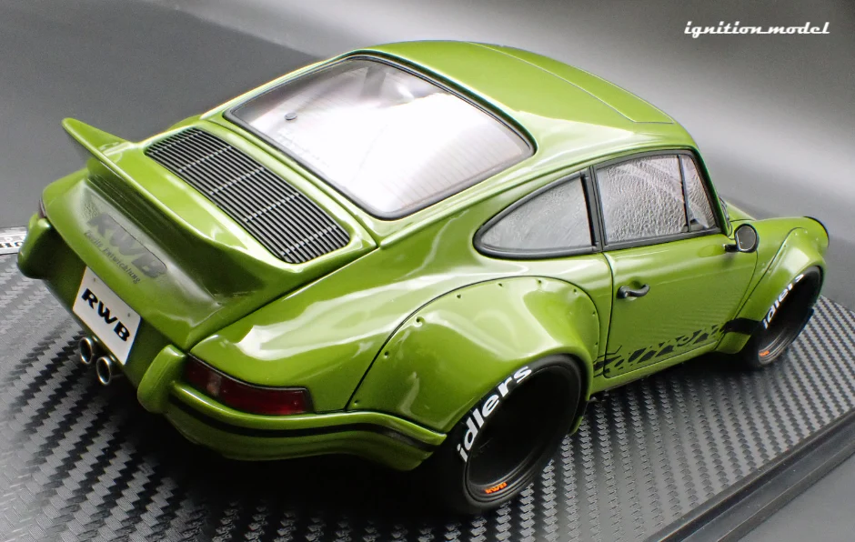 Ignition Model IG3875 1/18 RWB Backdate Green Widebody Porsche Resin