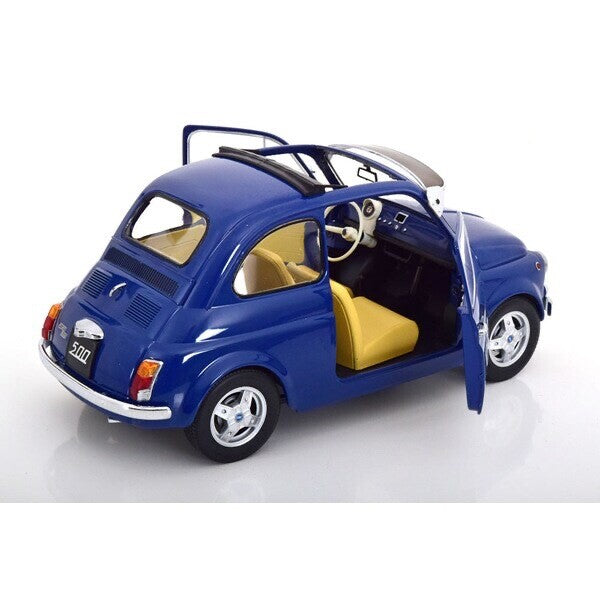 KK Scale KKDC120063 - 1/12 Fiat 500 F Custom 1968 Dark Blue [Die-cast Mini Car]