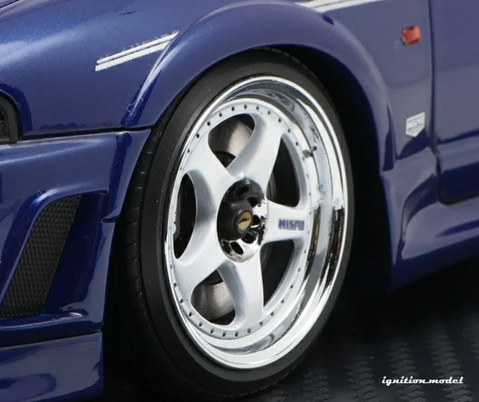 Ignition Model IG3655 1/18 Nissan NISMO 400R R33 Deep Marine Blue Resin