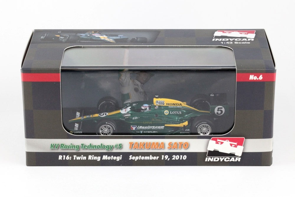 IXO 1/43 KV Racing Takuma Sato Indy Japan 300 Twin Ring Motegi 2010 Resin