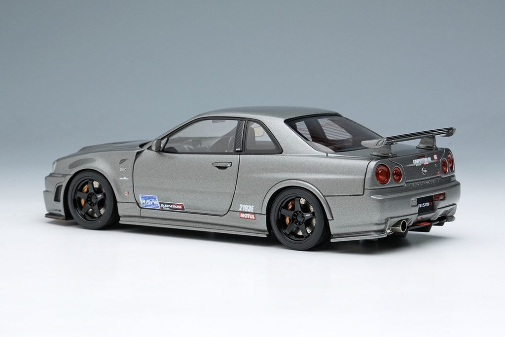 EIDOLON EM422A 1/43 Nissan Skyline GT-R NISMO BNR34 CRS Version 2011 Dark Metal
