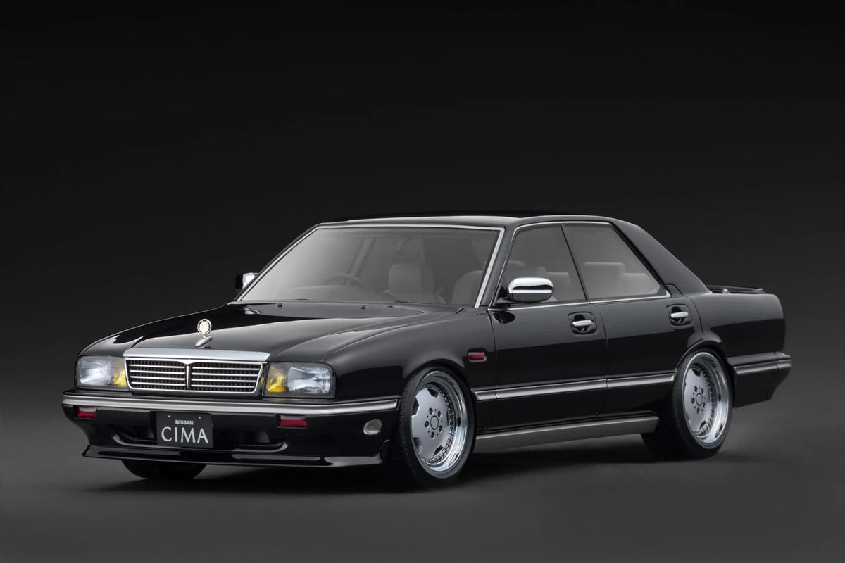 Ignition Model IG3904 1/18 Nissan Cedric Cima Y31 Black Sedan