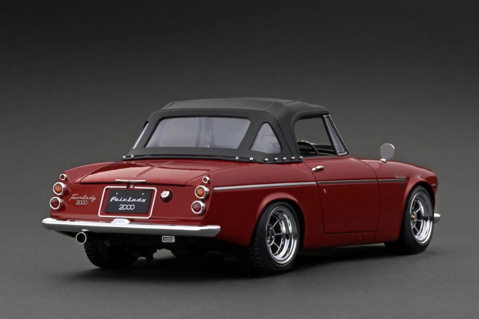 Ignition Model IG2710 1/18 Datsun Fairlady 2000 SR311 Roadster Burgundy Red