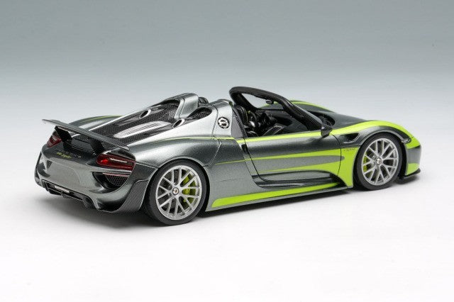 EIDOLON EM812C 1/43 Porsche 918 Spyder Weissach Gray Resin Limited 80pcs