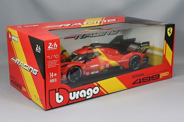 BBURAGO K18-16301-51 1/18 Ferrari 499P Le Mans 24H 2023 Winner #51 AF Corse