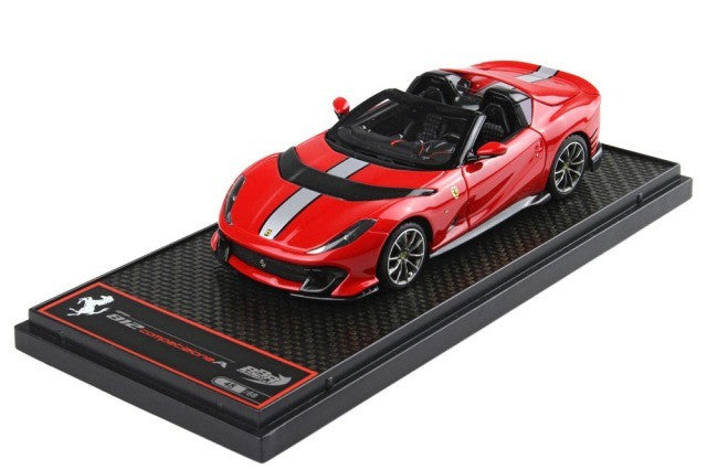 BBR BBRC263C2 1/43 Ferrari 812 Competizione A Rosso Corsa / Silver Limited 68pcs