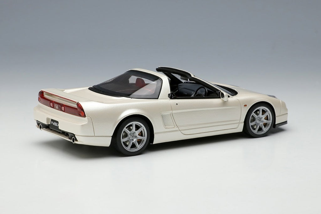 Make Up EIDOLON EM586B 1/43 Honda NSX Type T Platinum White Pearl Finish 2001