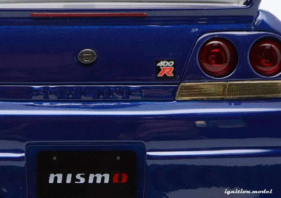 Ignition Model IG3655 1/18 Nissan NISMO 400R R33 Deep Marine Blue Resin
