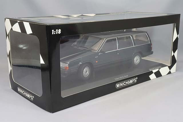Minichamps MC155171771 1/18 Volvo 740 GL Break 1986 Dark Green Metallic