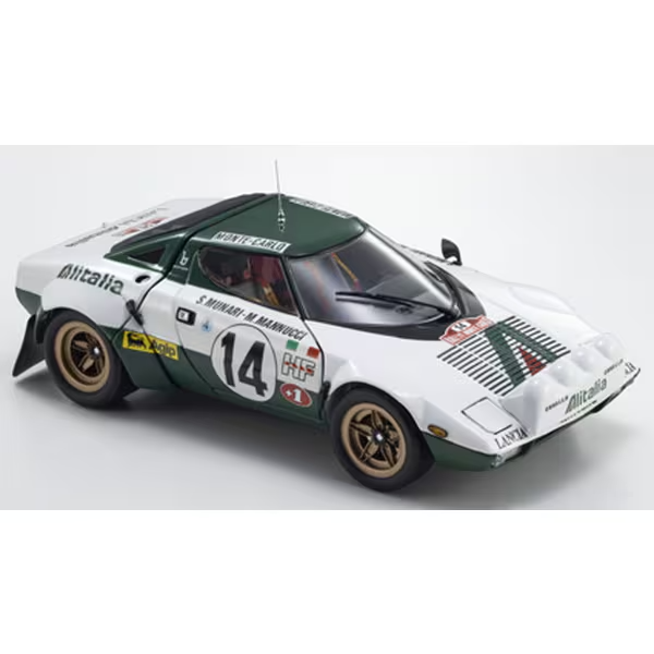 Kyosho KS08130E 1/18 Lancia Stratos HF Monte Carlo 1975 Diecast
