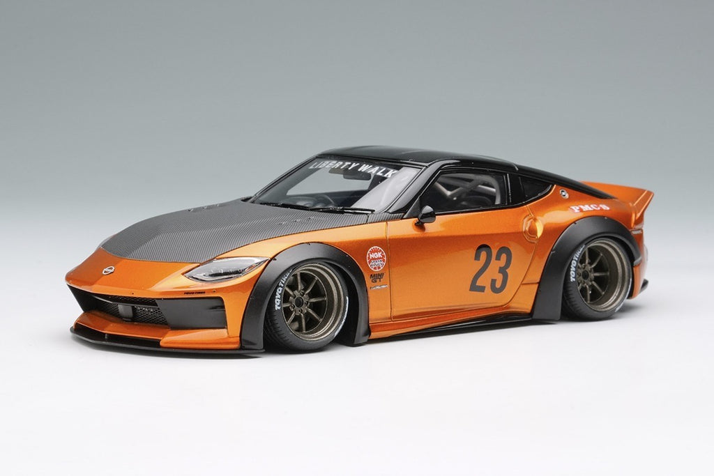 Make Up EIDOLON LB023A 1/43 Nissan Z RZ34 Candy Gold LB Nation 8-Spoke Wheels