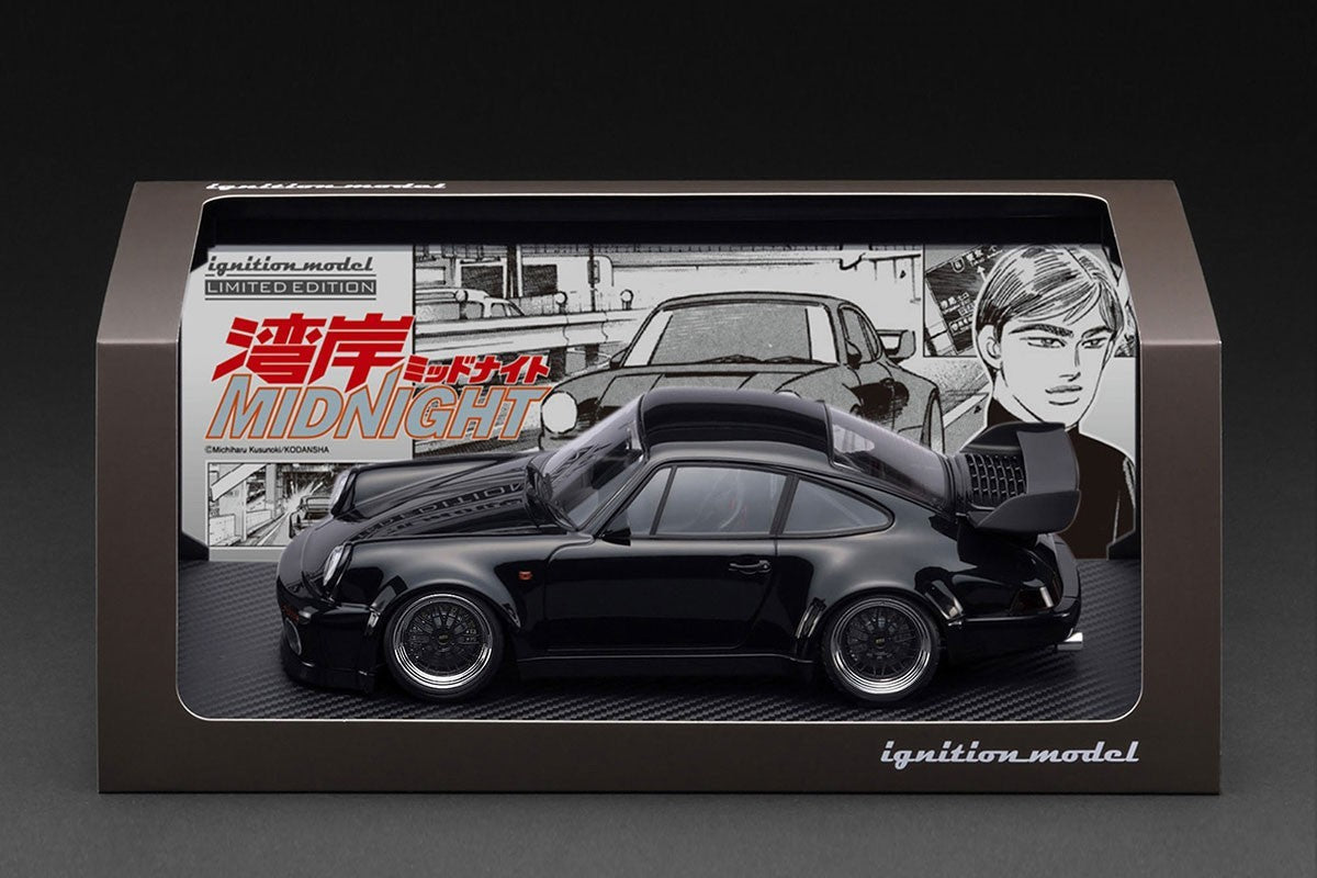 Ignition Model IG3594 1/18 Porsche 911 964 Blackbird Wangan Black Resin