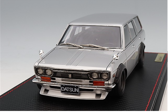Ignition Model IG3860 1/18 Datsun Bluebird 510 Wagon Silver