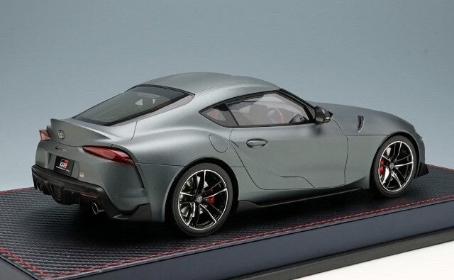 Make Up IDEA IM039A 1/18 Toyota GR Supra RZ 2019 Matte Storm Gray Metalic