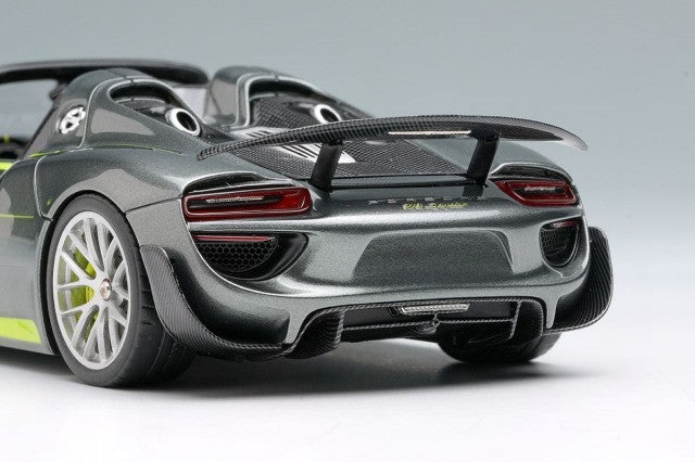 EIDOLON EM812C 1/43 Porsche 918 Spyder Weissach Gray Resin Limited 80pcs