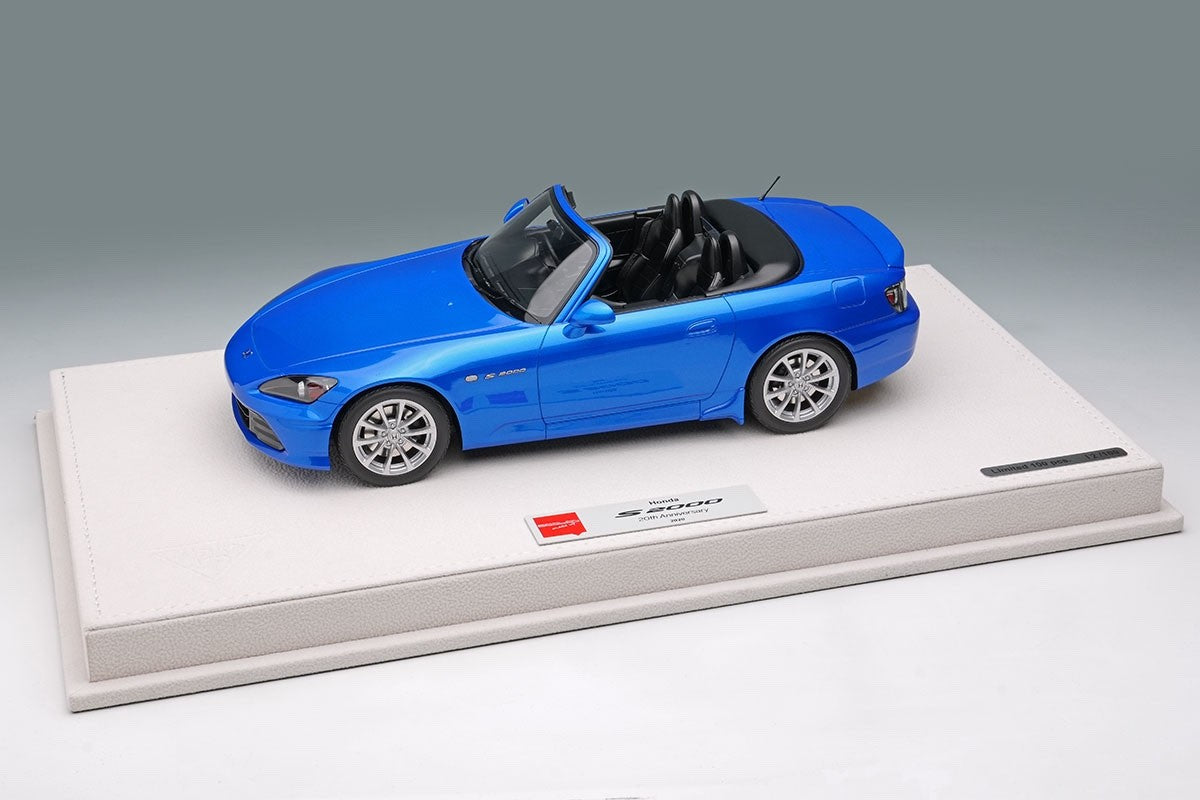 EIDOLON EML197A 1/18 Honda S2000 AP2 2020 Bermuda Blue Resin Limited 100pcs