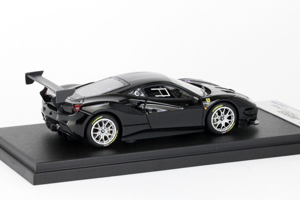 Looksmart LS476D 1/43 Ferrari 488 Challenge 2017 Nero Black Race Car Resin