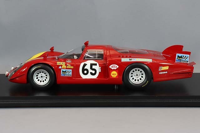 Spark S18S513 1/18 Alfa Romeo 33/2 1968 Le Mans 24H #65 Multi Color