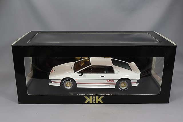 KK Scale KKDC181191 1/18 Lotus Esprit Turbo 1981 White Red Coupe
