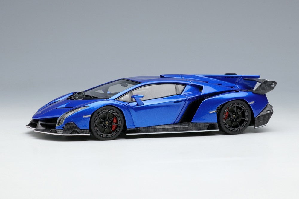 EIDOLON EM449H 1/43 Lamborghini Veneno 2013 Blu Nethuns Resin