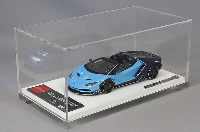 EIDOLON EM406C 1/43 Lamborghini Centenario Roadster LP770-4 2016 Blu Cepheus