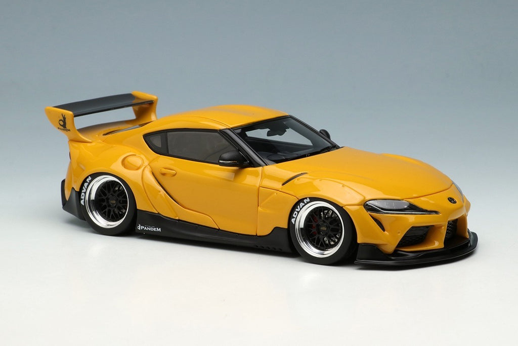 Make Up EIDOLON RB006E 1/43 Pandem GR Supra Ver1 Lightning Yellow 2019
