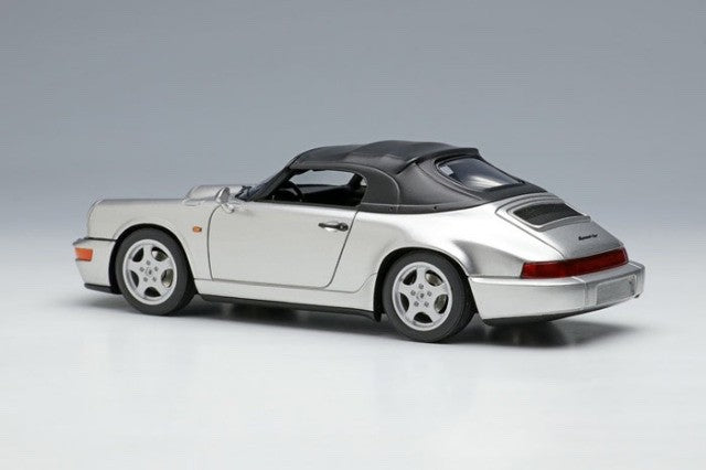 Make Up EIDOLON VM165A 1/43 Porsche 911 964 Carrera 2 Speedster Silver 1993