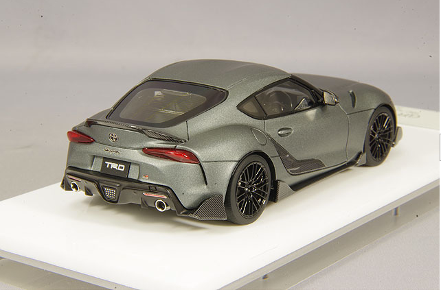 EIDOLON EM502B 1/43 Toyota GR Supra TRD Package Matte Storm Grey 2019