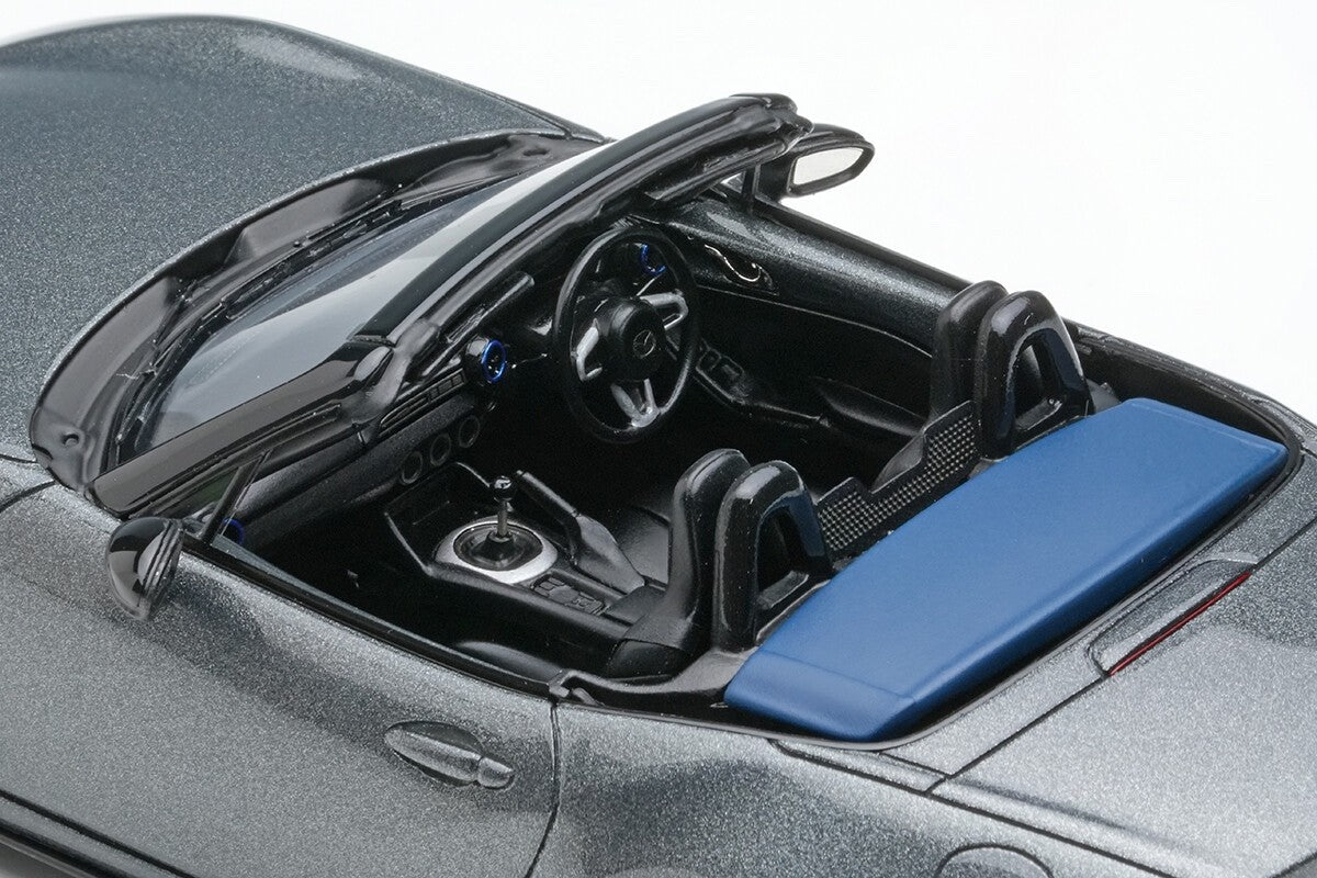 Make Up EIDOLON EM764B 1/43 Mazda Roadster ND 990S 2022 Machine Gray Metallic