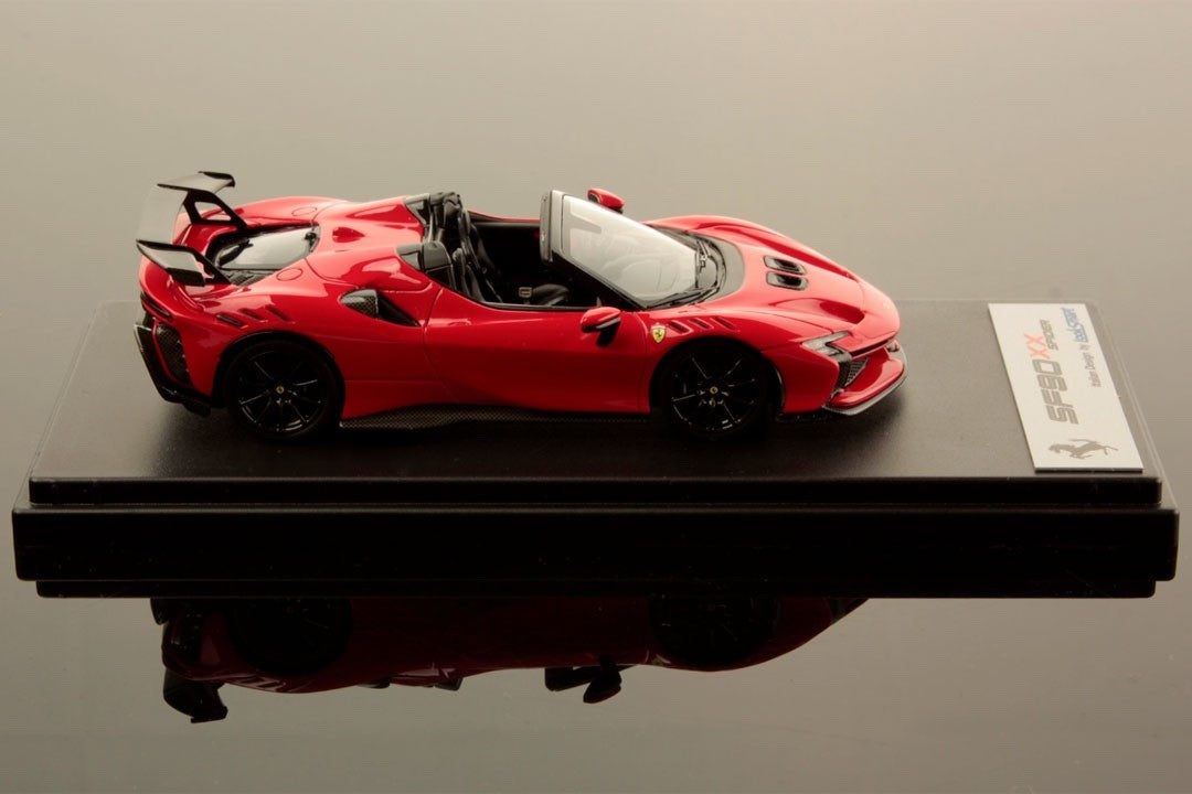 Looksmart LS552B 1/43 Ferrari SF90 XX Spider 2023 Rosso Corsa Red Resin