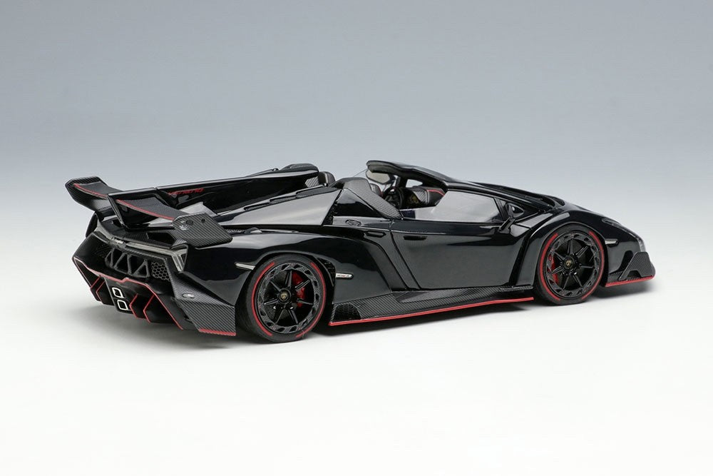 EIDOLON EM451H 1/43 Lamborghini Veneno Roadster 2015 Black Resin Ltd 80pcs
