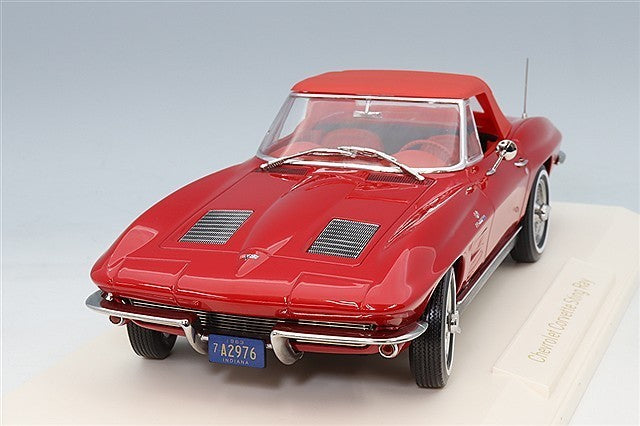 Norev NO189056 1/18 Chevrolet Corvette 1963 Convertible Red Die-cast